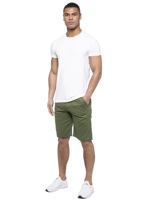 Enzo | Herren Chino Shorts In Khaki - Image 6