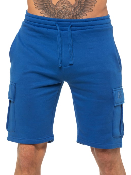 Enzo | Herren Cargo Shorts - Blau - Image 2