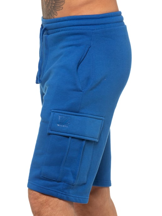 Enzo | Herren Cargo Shorts - Blau - Image 4
