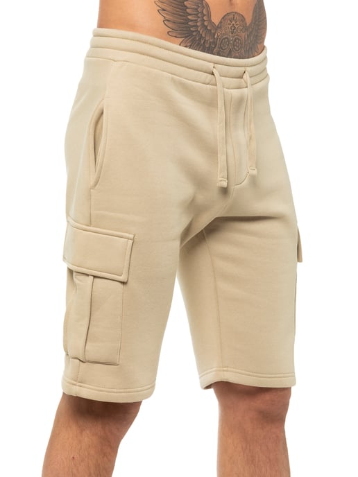 Enzo | Herren Cargo Shorts - Stein - Image 4