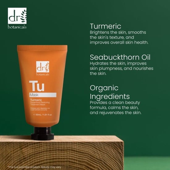 Dr. Botanicals Hochwirksame Kurkuma-Superfood-Anti-Aging-Regenerationsmaske 30 ml - Image 2
