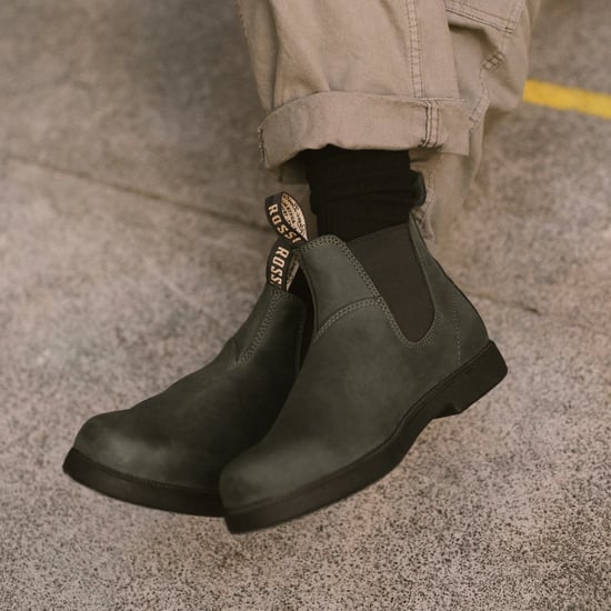 Rossi 607 Booma Moss Chelsea-Stiefel aus olivgrünem Leder - Image 4