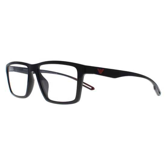 Emporio Armani Rechteck Herren Glänzend Schwarz EA4189U - Image 2