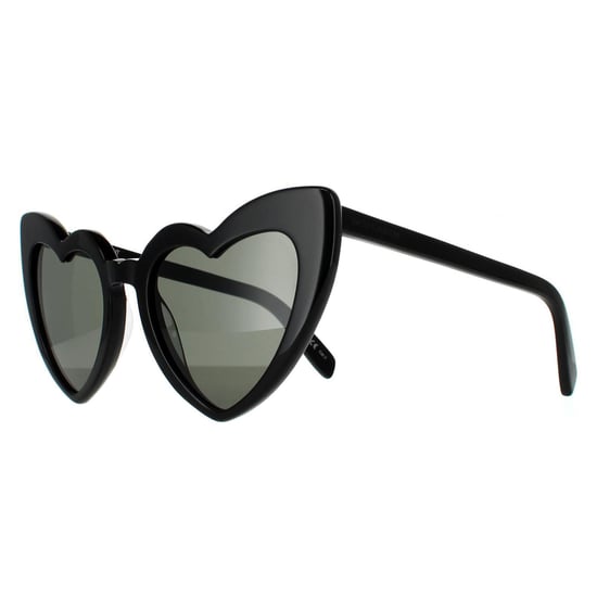 Saint Laurent Cat Eye Damen Schwarz Grau Sonnenbrille - Image 2