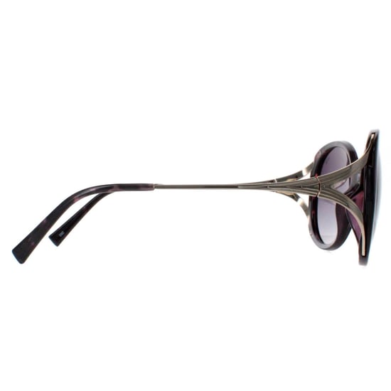 INVU Round Womens Dark Tortoise Lila Demi Gold Lila Polarized B2117 - Image 4