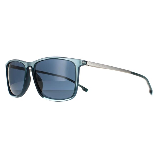 Hugo Boss Rectangle Herren Blau Blau BOSS 1182/S/IT - Image 2