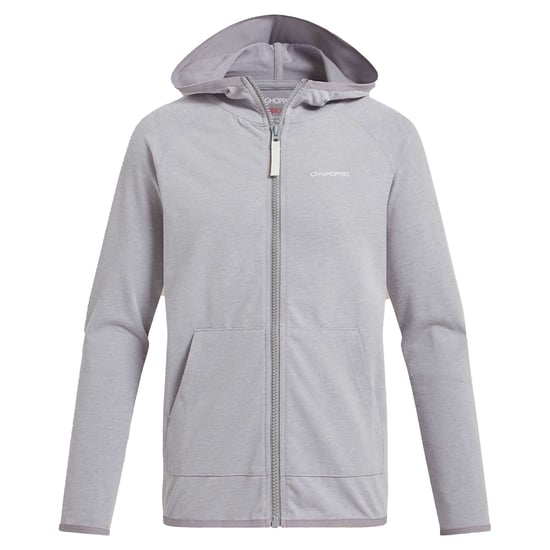 Craghoppers - "Frey" Kapuzenjacke für Kinder (Hellgrau Meliert) - Image 1