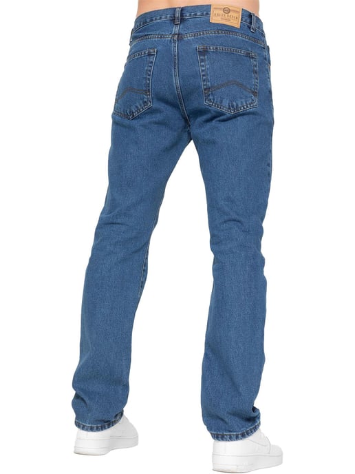 Kruze | Herren Straight Leg Denim Jeans - Image 3