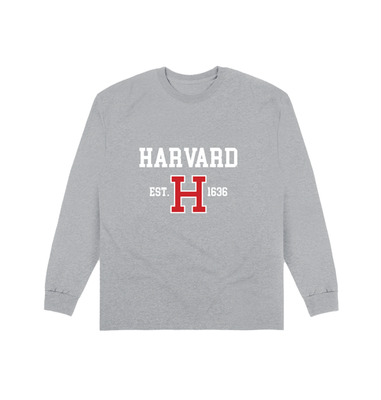 Harvard University Est 1636 Heather Grey Sweatshirt - Image 1