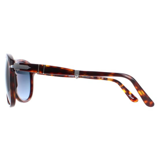 Persol Aviator Herren Braune Havana Blau Gradient Polarisierte Sonnenbrille - Image 3