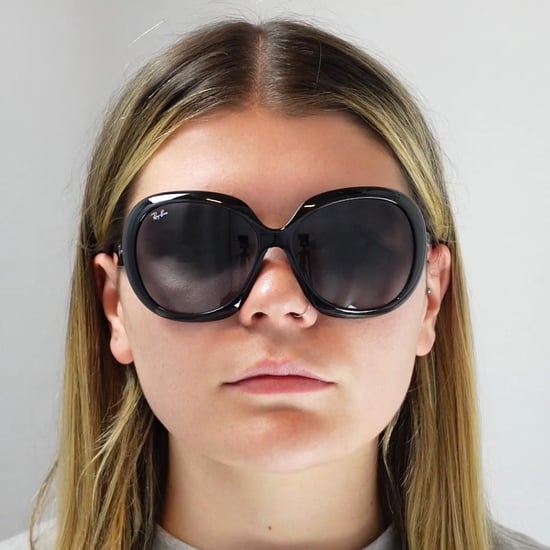 Ray-Ban Butterfly Womens Schwarz Grau Gradient Sonnenbrille - Image 4