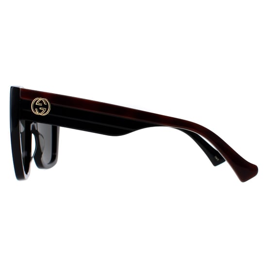 Gucci Square Womens Havanna Schwarz Grau GG1300S - Image 3