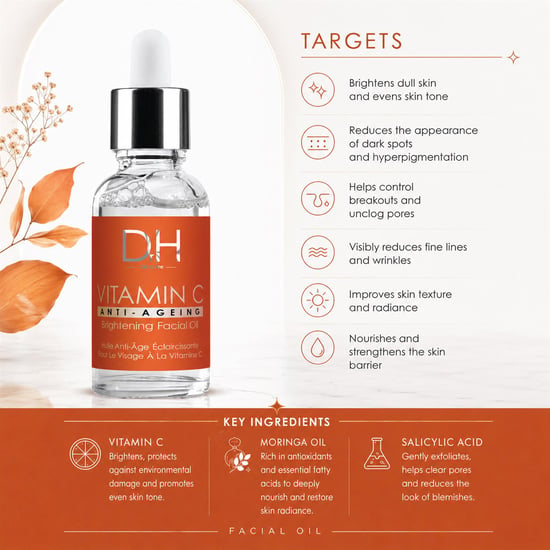Dr H Vitamin C Aufhellendes Anti-Aging-Gesichtsöl 30 ml - Image 5