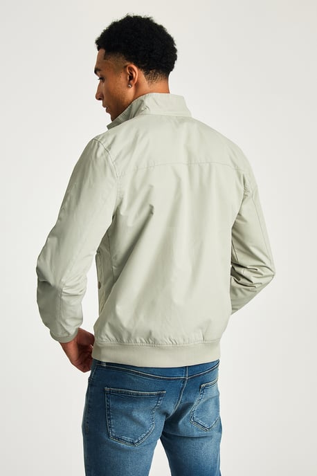 Stone Funnel Neck Harrington Jacket - Image 2