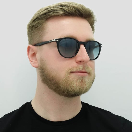 Lunettes de soleil Persol PO3152 9014Q8 Black Azure Gradient Blue - Image 5