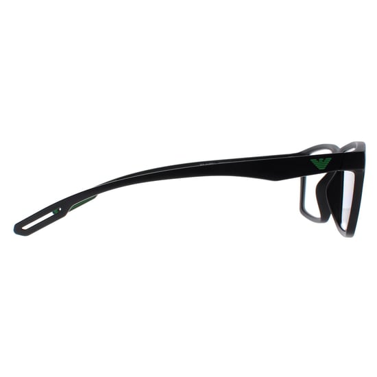 Emporio Armani Rectangle Herren Matt Schwarz EA4189U - Image 4