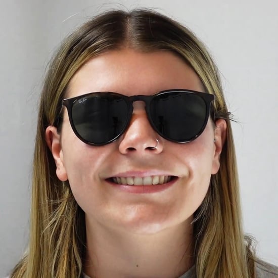 Ray-Ban Runde Damen gummierte Havanna Braun Gradient Sonnenbrille - Image 6