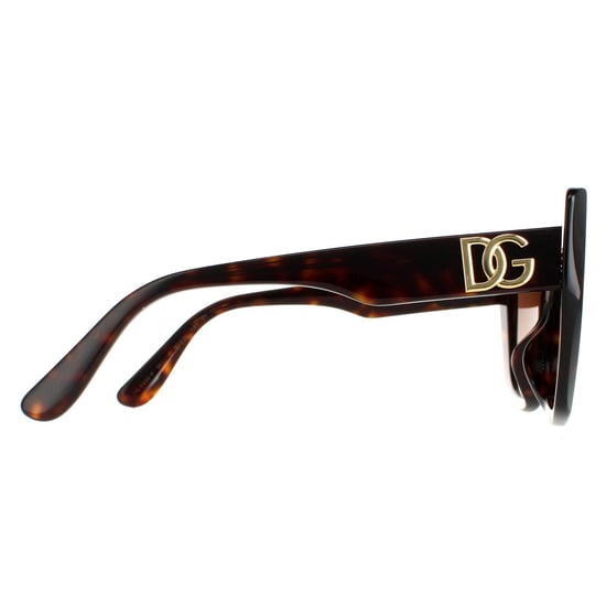 Dolce & Gabbana Schmetterling Damen Dunkel Havanna Braun Farbverlauf DG4405F - Image 4