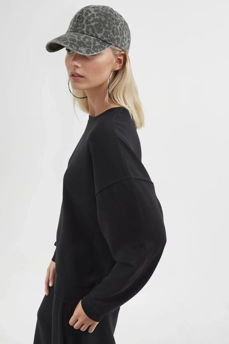 Entspanntes Fit Crew Neck Modal Sweatshirt - Image 4
