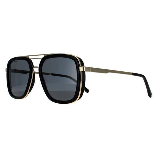 Hugo Boss Aviator Herren Schwarz Gold Grau 90041091 - Image 2