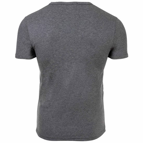 Versace Short Sleeves V Neck Jersey Topeka Bi-Stretch Cotton Organic New Logo T-Shirt - Image 2