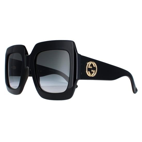 Gucci Square Womens Schwarz Grau GG0053SN - Image 2