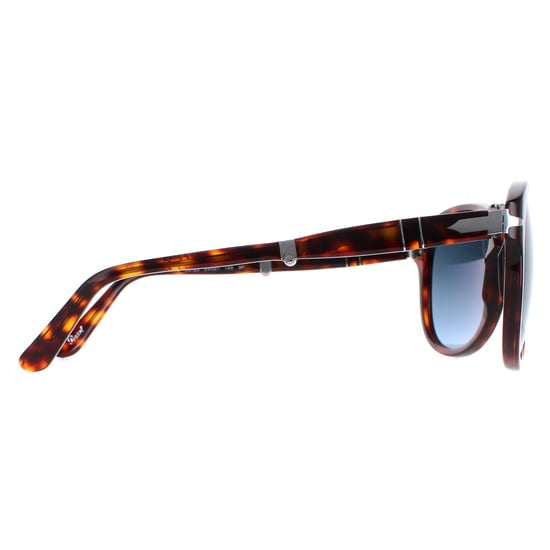 Persol Aviator Herren Braune Havana Blau Gradient Polarisierte Sonnenbrille - Image 4
