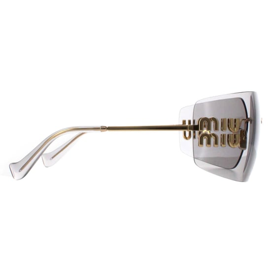 Miu Miu MU54YS 5AK30B Gold hellgrau Sonnenbrille - Image 4