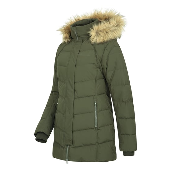 Mountain Warehouse Damen/Damen Isla II Lange Daunenjacke (Dunkles Khaki) - Image 3