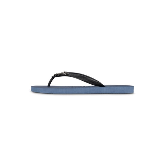 Silberne kleine Flip-Flops, marineblau - Image 2