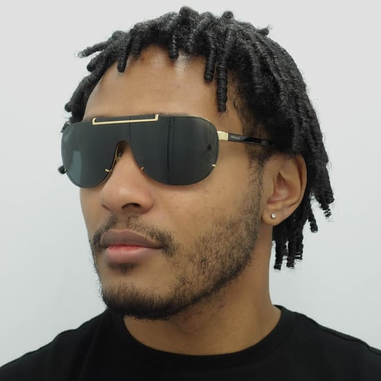 Versace Sonnenbrille 2140 100287 Gold Grau - Image 5