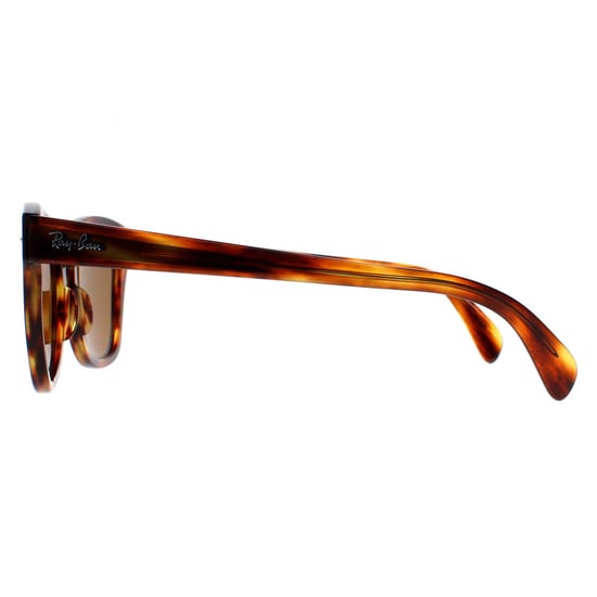Ray-Ban Rechteck Unisex Gestreift Havanna Braun RB0707S - Image 3