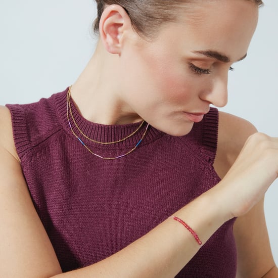 Luxenter 925 Sterling Silber Armreif mit rhodinierter Fuchsia Jade - Aquisa - Image 2