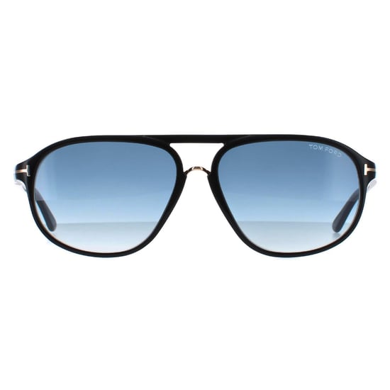 Tom Ford Sonnenbrille 0447 Jacob 01P Glänzend Schwarz Grün Gradient - Image 1
