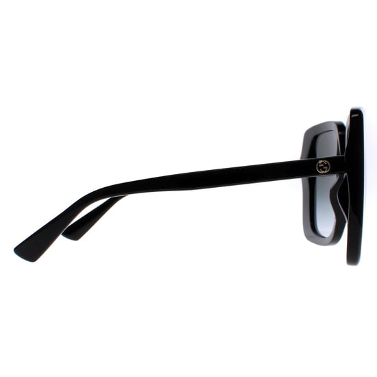 Gucci Quadratische Damen Sonnenbrille Schwarz Grau GG1314S - Image 4