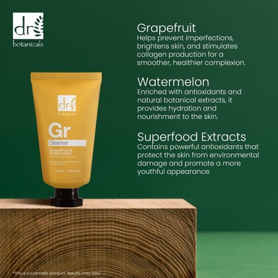 Dr. Botanicals Fortschrittliches, erfrischendes Anti-Aging-Reinigungsgel mit Grapefruit und Wassermelone, 30 ml - Image 2