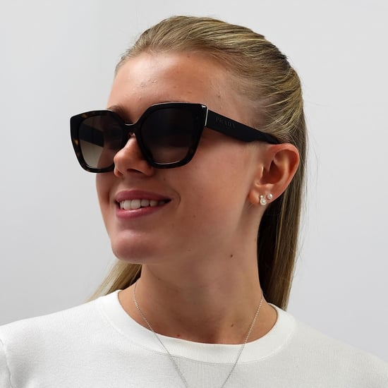 Prada Rectangle Womens Havanna Braun Gradient Sonnenbrille - Image 6