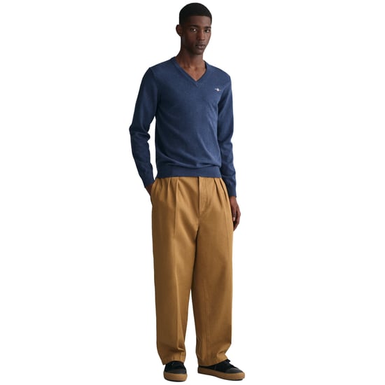 Gant Classic Cotton V-Neck Strickpullover - Image 5