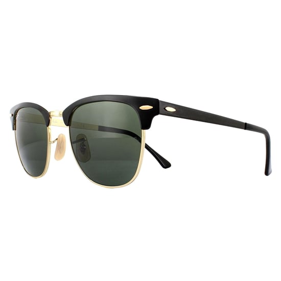 Ray-Ban Sonnenbrille Clubmaster Metall RB3716 187 Gold Top auf schwarz grün - Image 2
