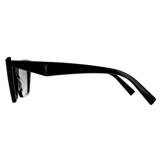 Saint Laurent Cat Eye Damen Schwarz Grau Gradient Sonnenbrille - Image 3