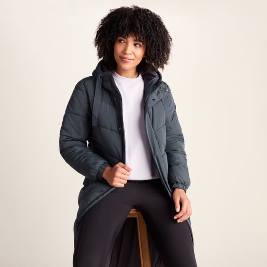 Raleigh Womens Jacket Washed Blue - Image 4