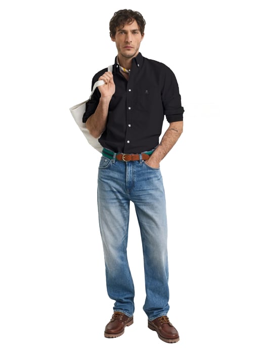 Enzo | Herren Regular Fit Oxford Hemd - Image 5