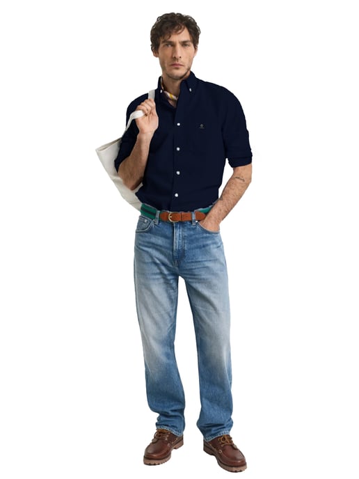Enzo | Herren Regular Fit Oxford Hemd - Image 5