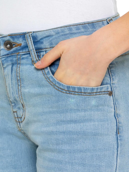Enzo | Lange Denim-Shorts für Damen - Image 5