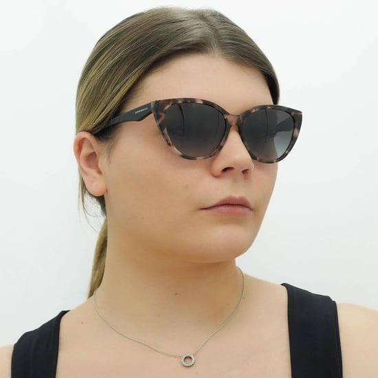Emporio Armani Katzenaugen Damen Shiny Pink Havana Grau Verlauf EA4162 - Image 6