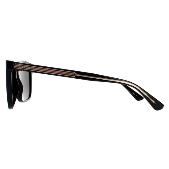 Gucci Rectangle Mens Black Grey Polarized Sonnenbrille - Image 3
