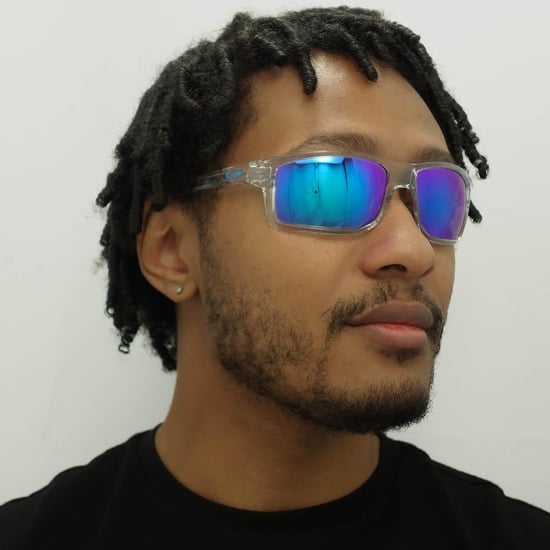Oakley Sonnenbrille Sylas OO9448-04 poliert klar Prizm Sapphire - Image 6
