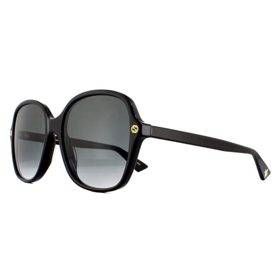 Gucci Square Womens Schwarz Grau Gradient Sonnenbrille - Image 2