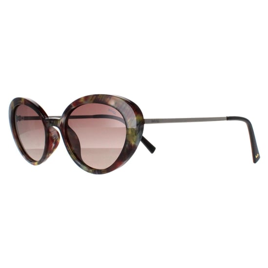 INVU Oval Womens Cloud Brown Sage Tortoise Brown Polarized B2108 - Image 2