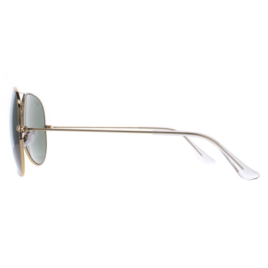 Lunettes De Soleil Ray-Ban Aviator 3025 001 Or Vert 62mm - Image 3